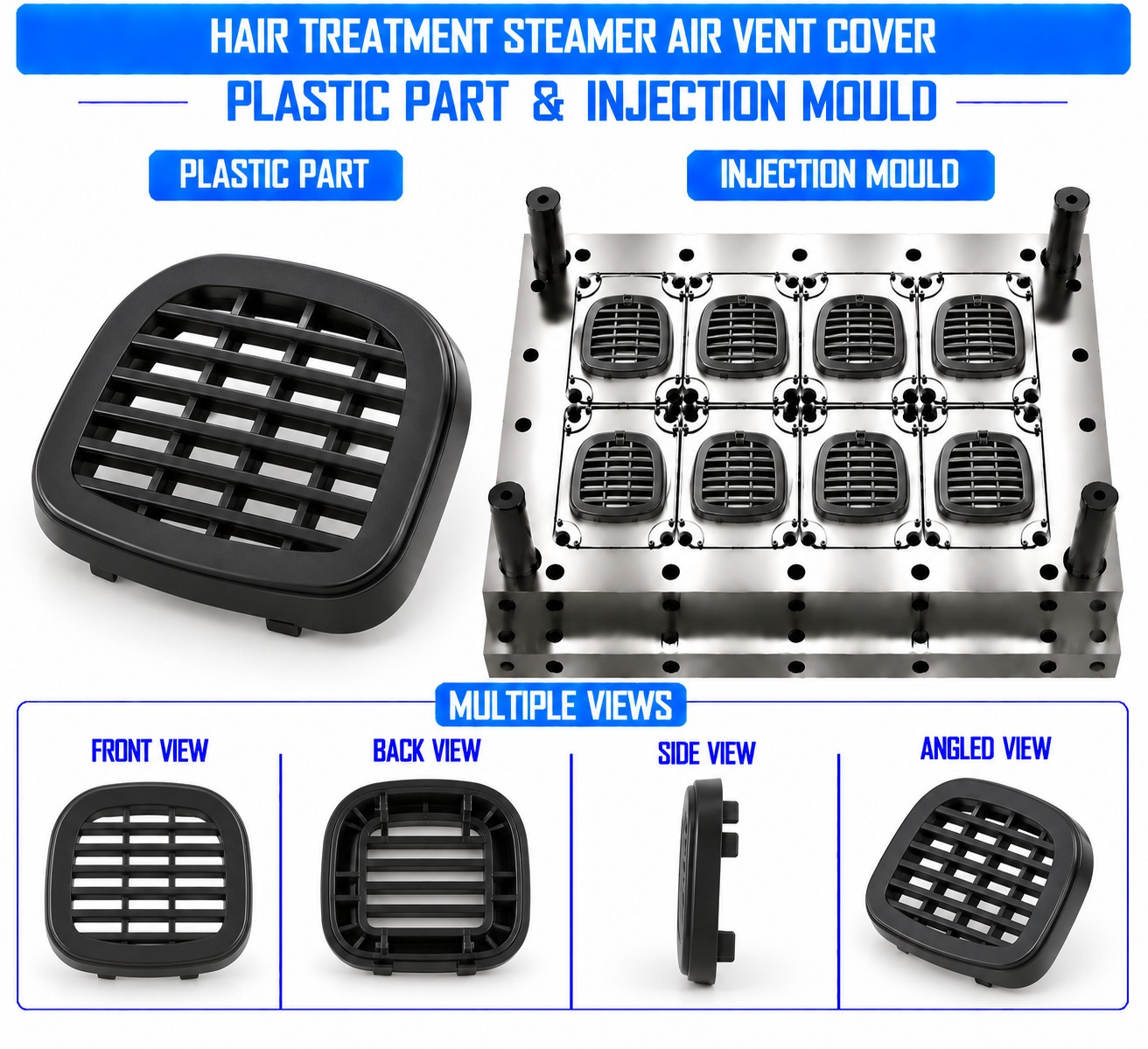 Hair Treatment Steamer Plastic Air Vent Cover Mould and Moulding Service